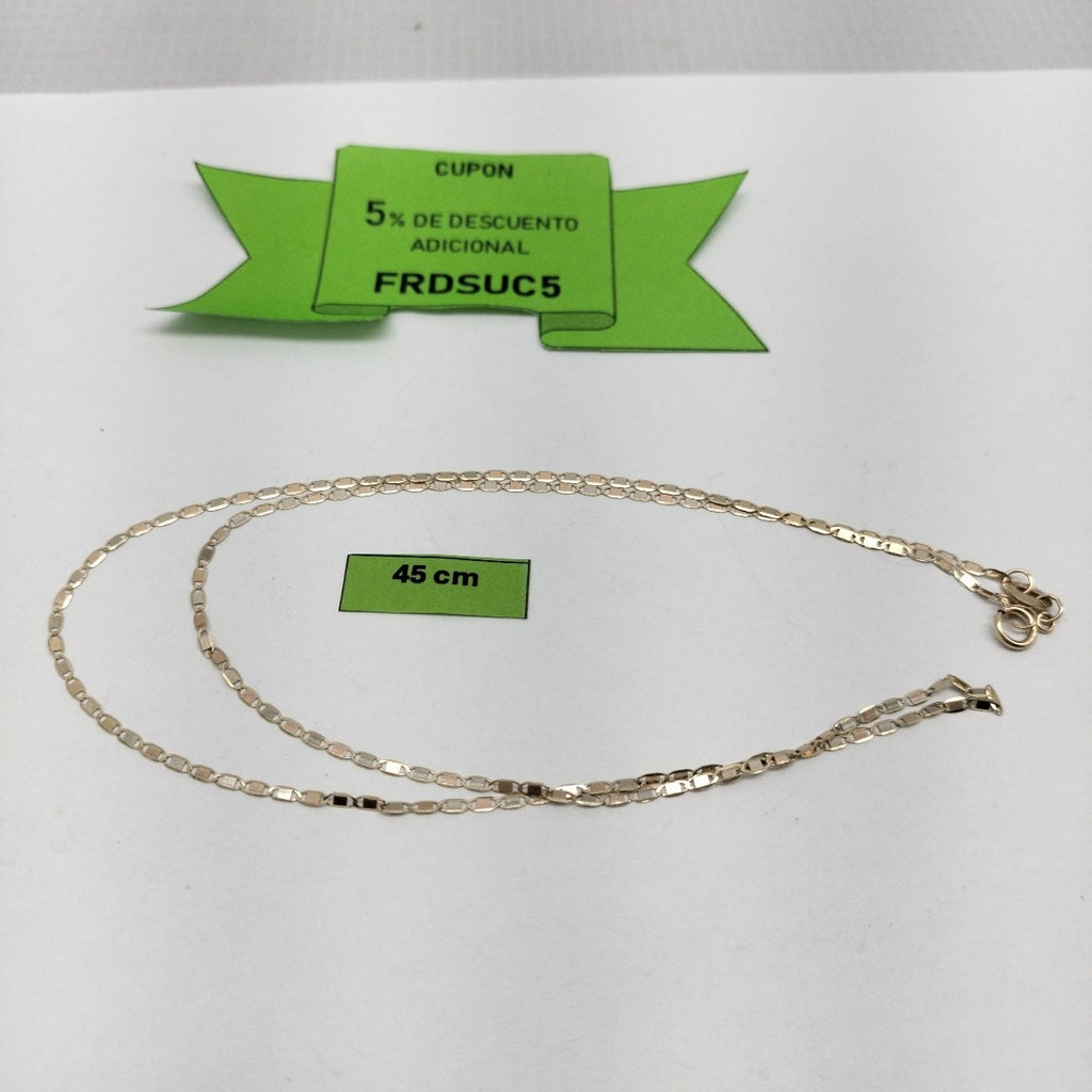 CADENA GUCHI 14K 45 CM 1.6 GR (NUEVO)