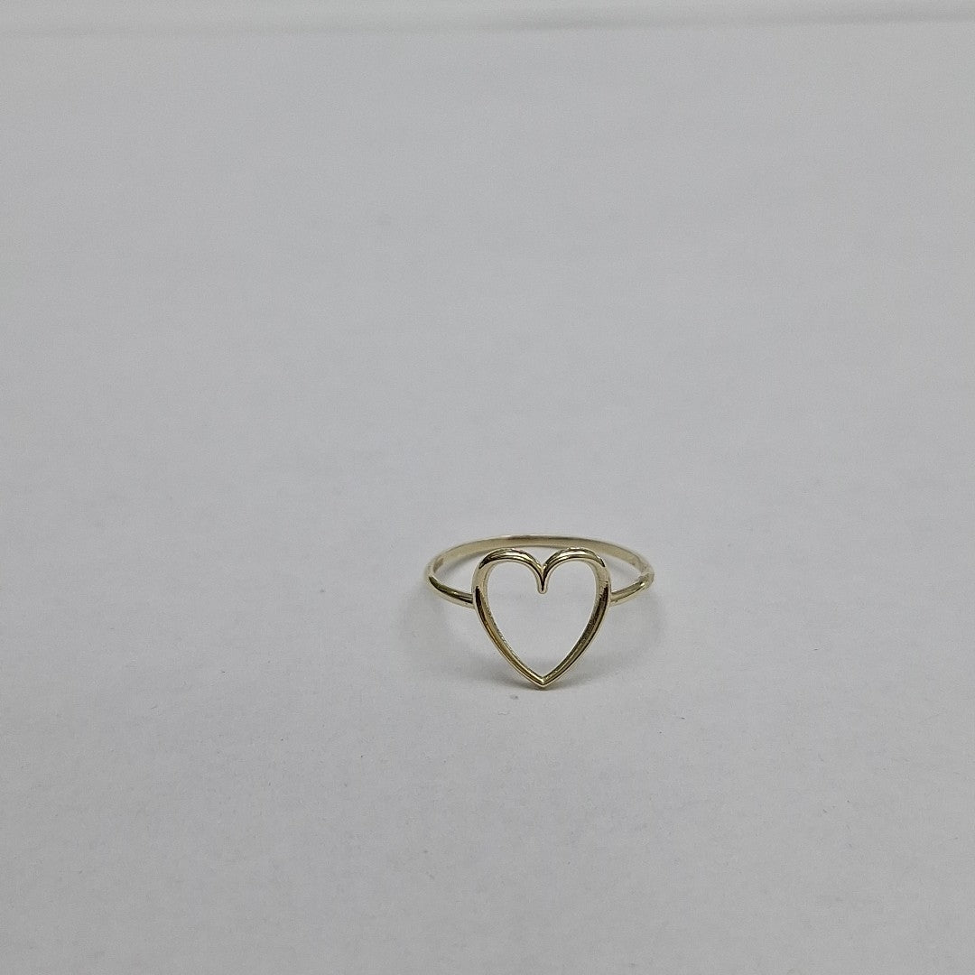 ANILLOS ANILLITO FIG CORAZON 10K TALLA 7 0.8 GR (NUEVO)