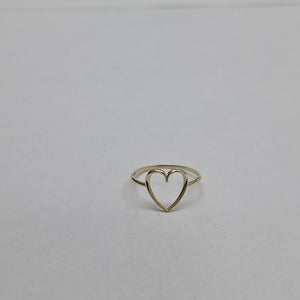 ANILLOS ANILLITO FIG CORAZON 10K TALLA 7 0.8 GR (NUEVO)