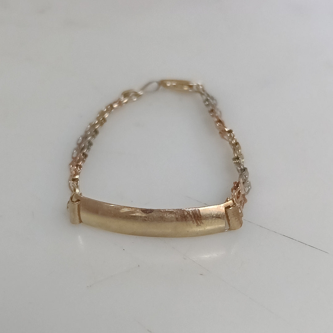 ESCLAVA ORO 10 K 3.5 GRMS (SEMINUEVO)