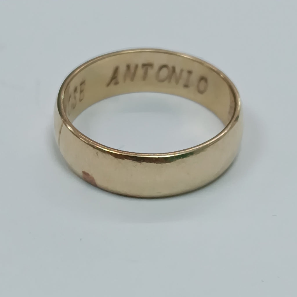 ARGOLLA ORO 10 K 4,10 GRMS (SEMINUEVO)