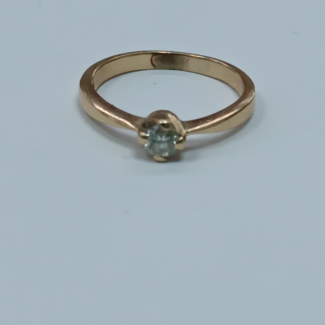 SOLITARIO ORO 14 K 1,90 GRMS (SEMINUEVO)