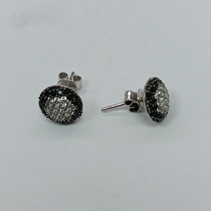 ARETES PAR ORO BLANCO 14 K 2,30 GRMS (SEMINUEVO)