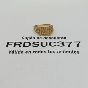 ANILLO DE GRADUACIÓN ORO 8 K 1.7 GRMS (SEMINUEVO)