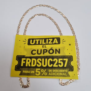 CADENA GUCHI 14K 55 CM 7.3 GR (NUEVO)