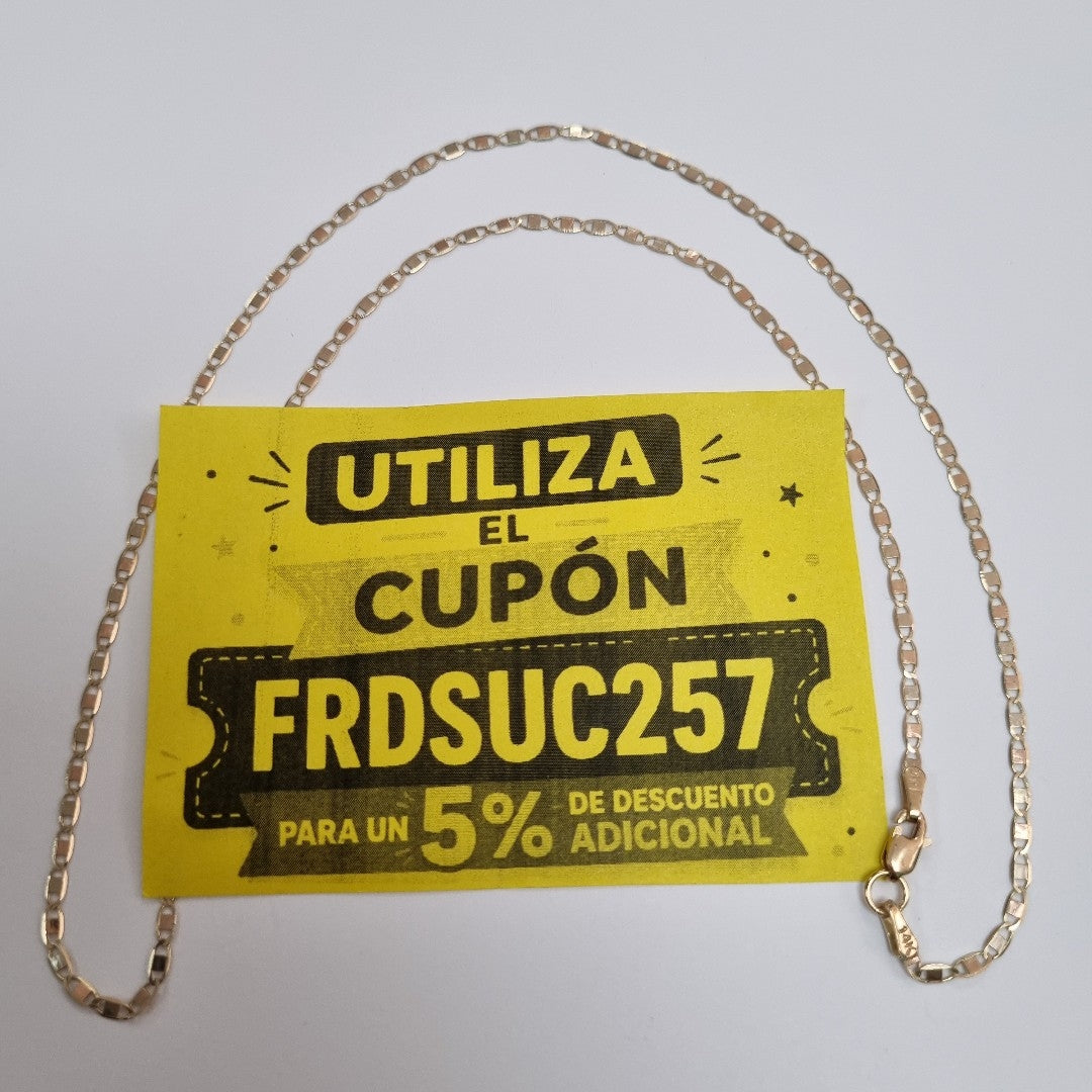 CADENA GUCHI 14K 50 CM 3.5 GR (NUEVO)