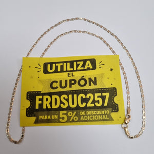 CADENA GUCHI 14K 50 CM 3.5 GR (NUEVO)