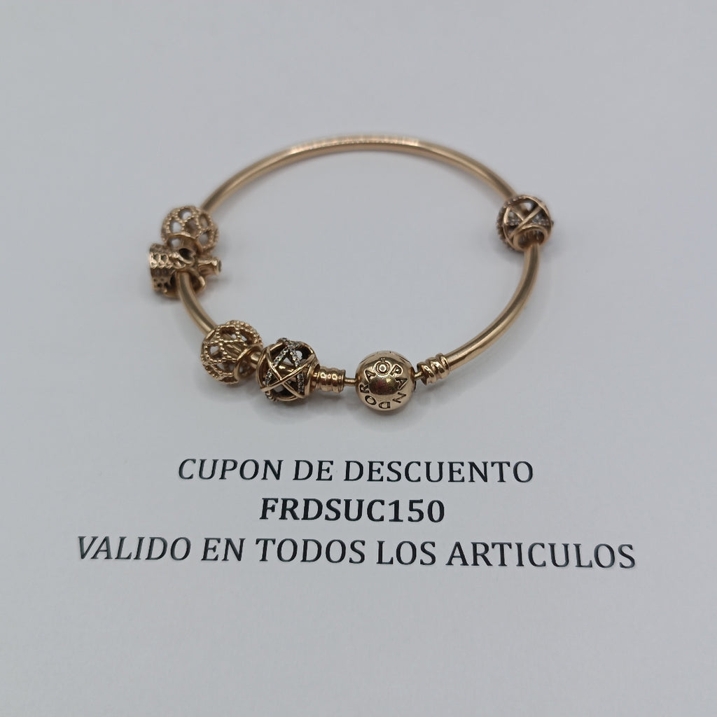 PULSERA RIGIDA ORO 14 K 19.2 GRMS (SEMINUEVO)