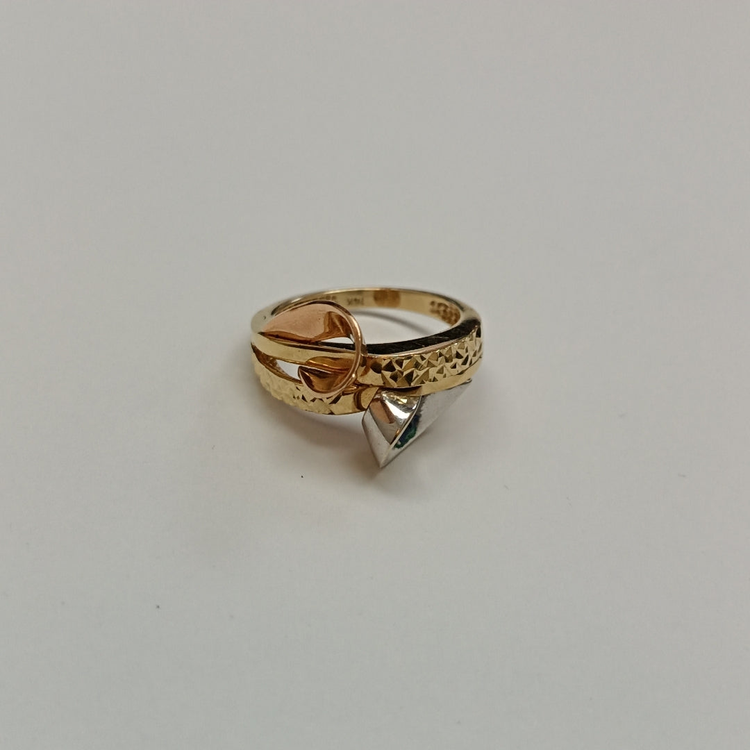 ANILLO ORO,ORO BLANCO 14 K 5,80 GRMS (SEMINUEVO)
