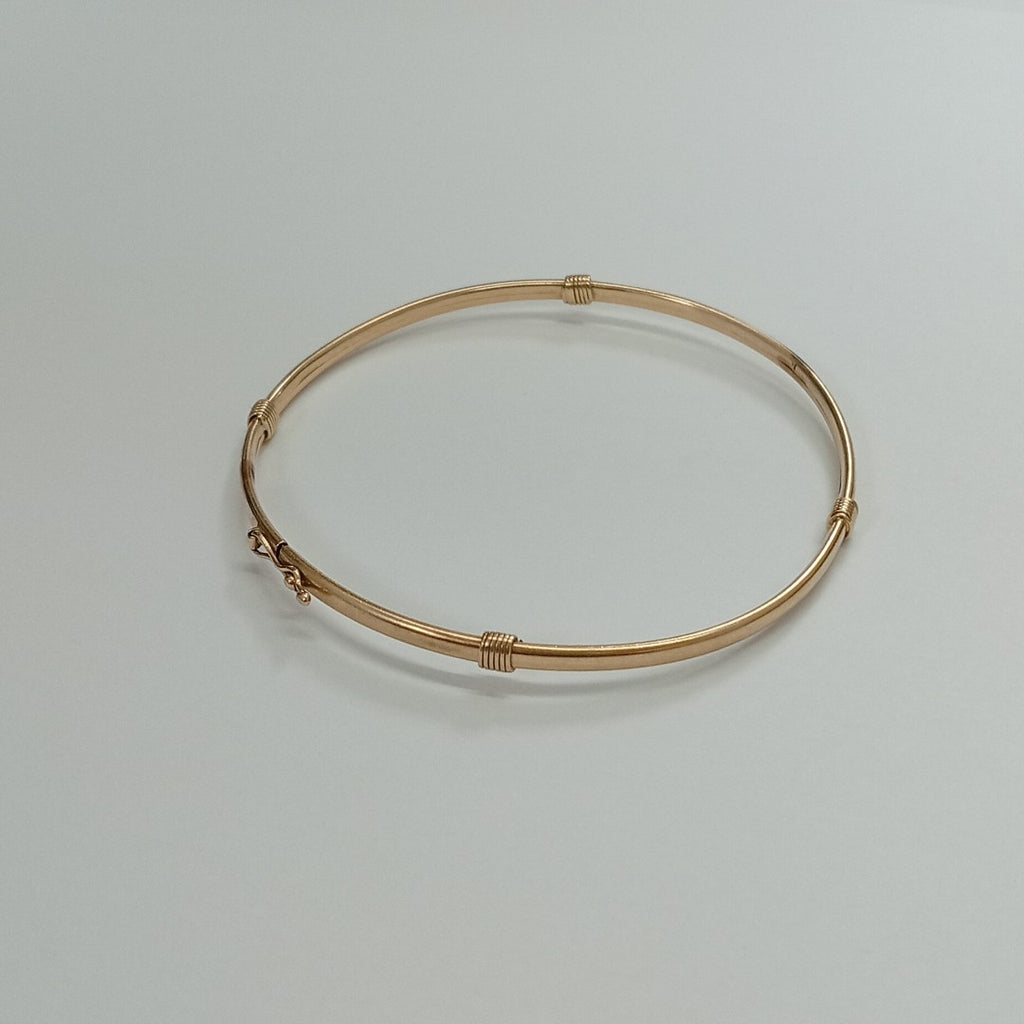 PULSERA RIGIDA ORO 14 K 4.1 GRMS (SEMINUEVO)