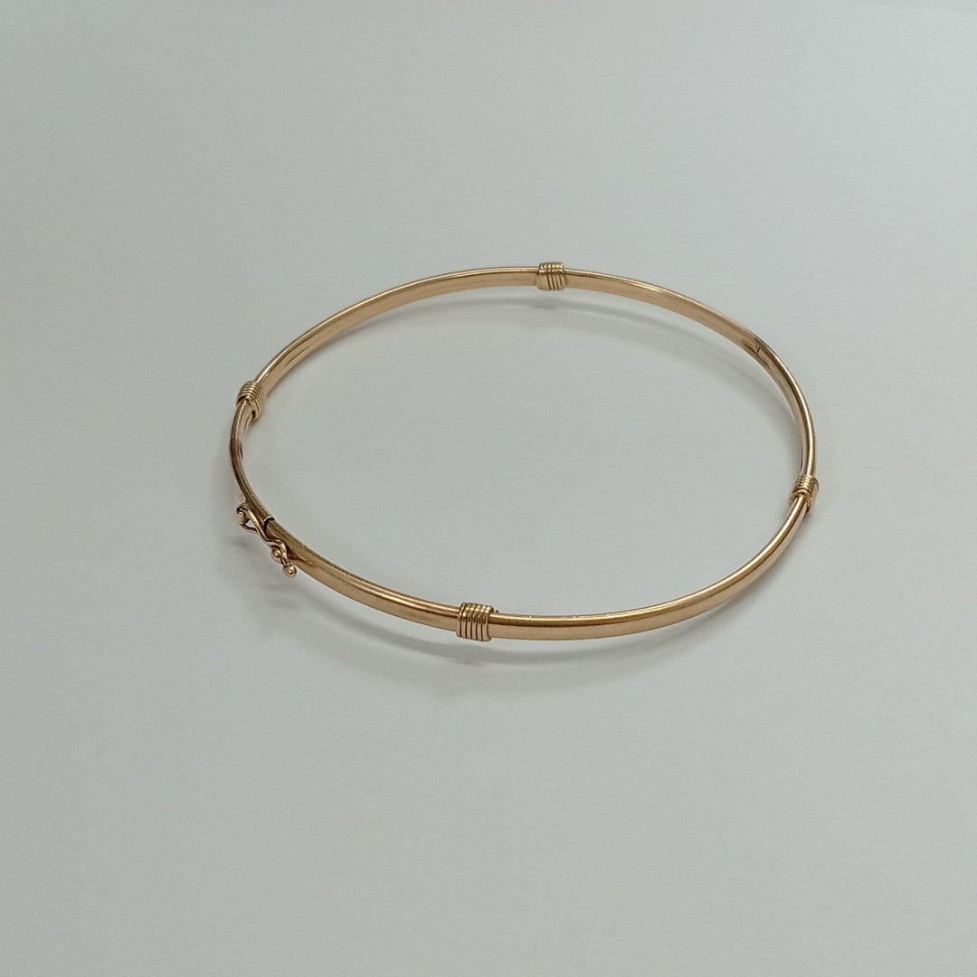 PULSERA RIGIDA ORO 14 K 4.1 GRMS (SEMINUEVO)