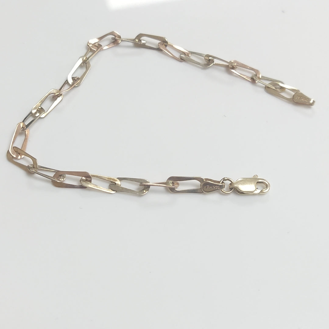 PULSERA ORO 14 K 3.6 GRMS (SEMINUEVO)