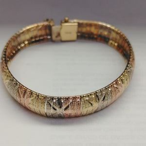 PULSERA ORO, RODIADO 14 K 18.6 GRMS (SEMINUEVO)