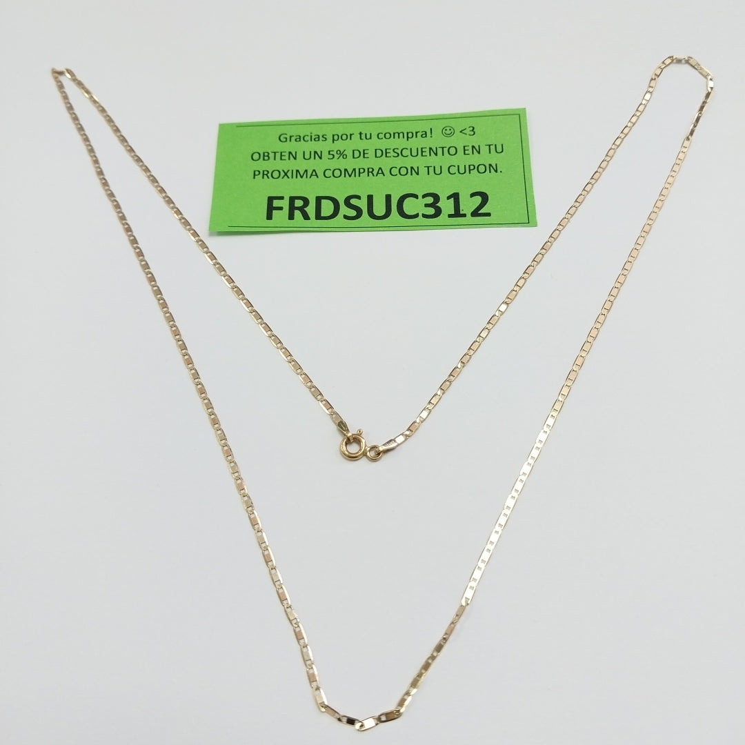 CADENA ORO 14 K 2.5 GRMS (SEMINUEVO)