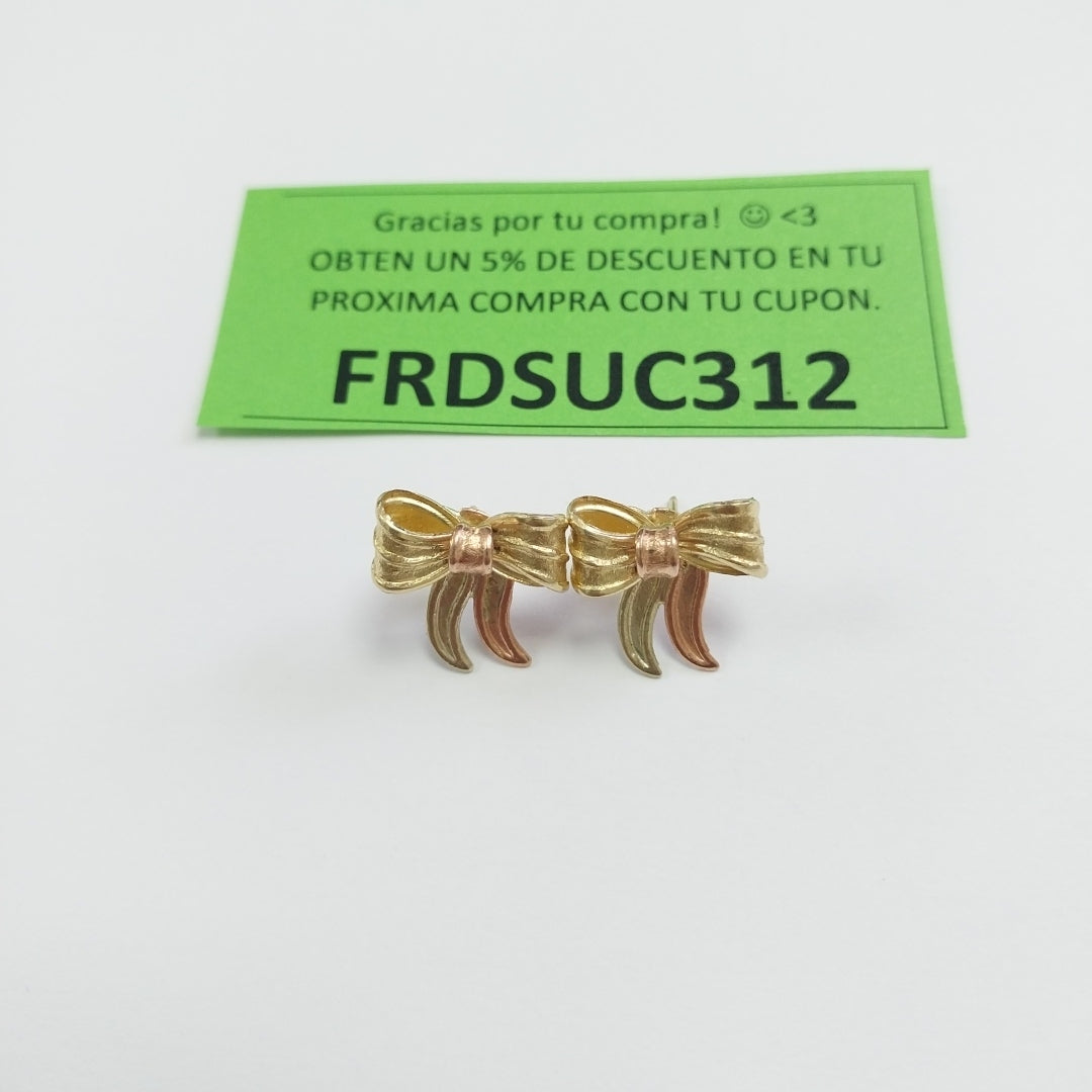 ARETES PAR ORO 10 K 2.6 GRMS (SEMINUEVO)