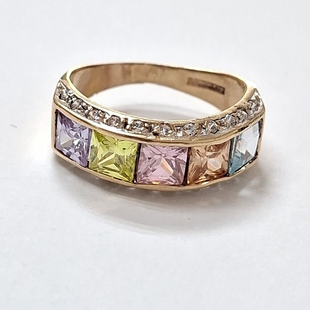ANILLO ORO 10 K 4.6 GRMS (SEMINUEVO)