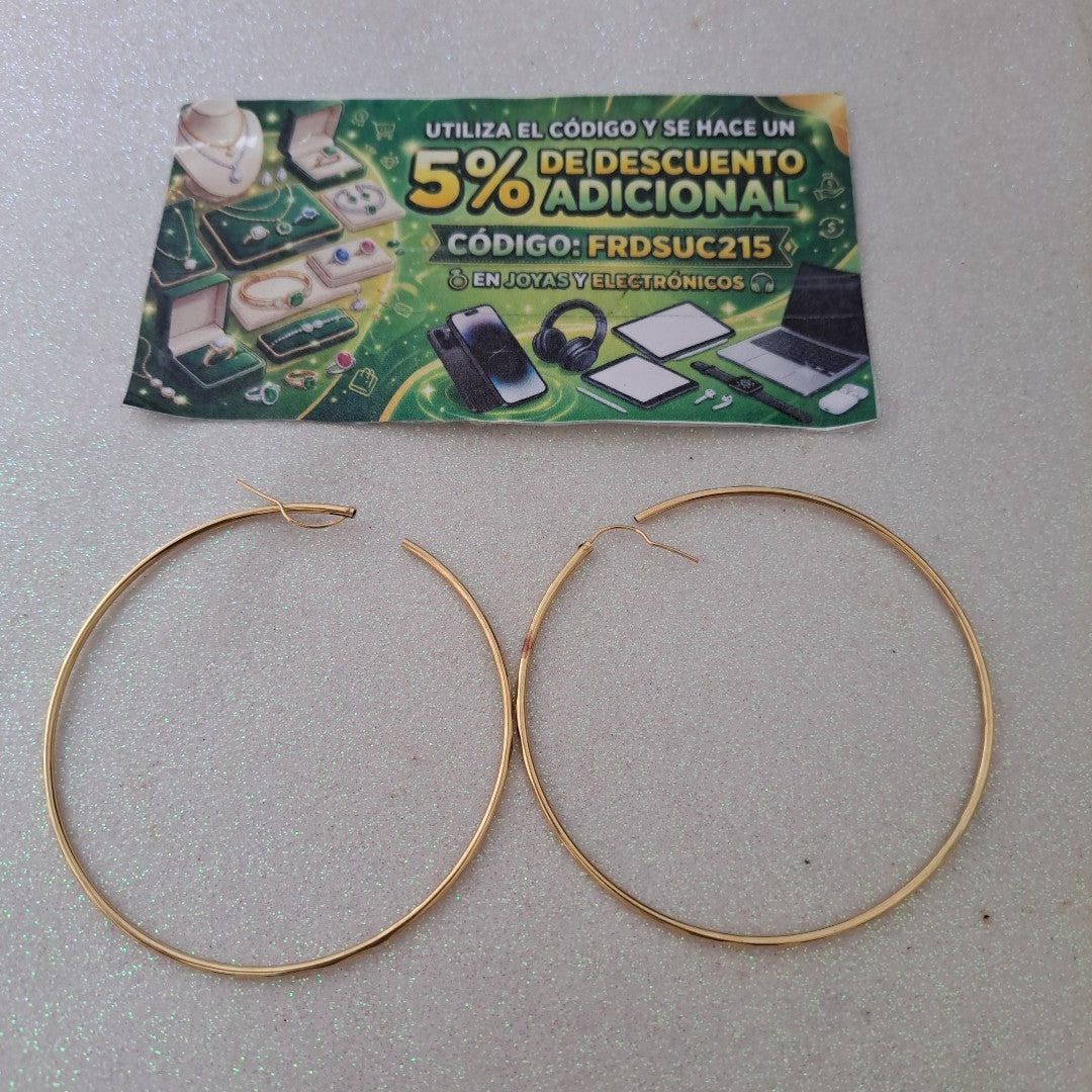 ARRACADAS PAR ORO 10 K 4,90 GRMS (SEMINUEVO)