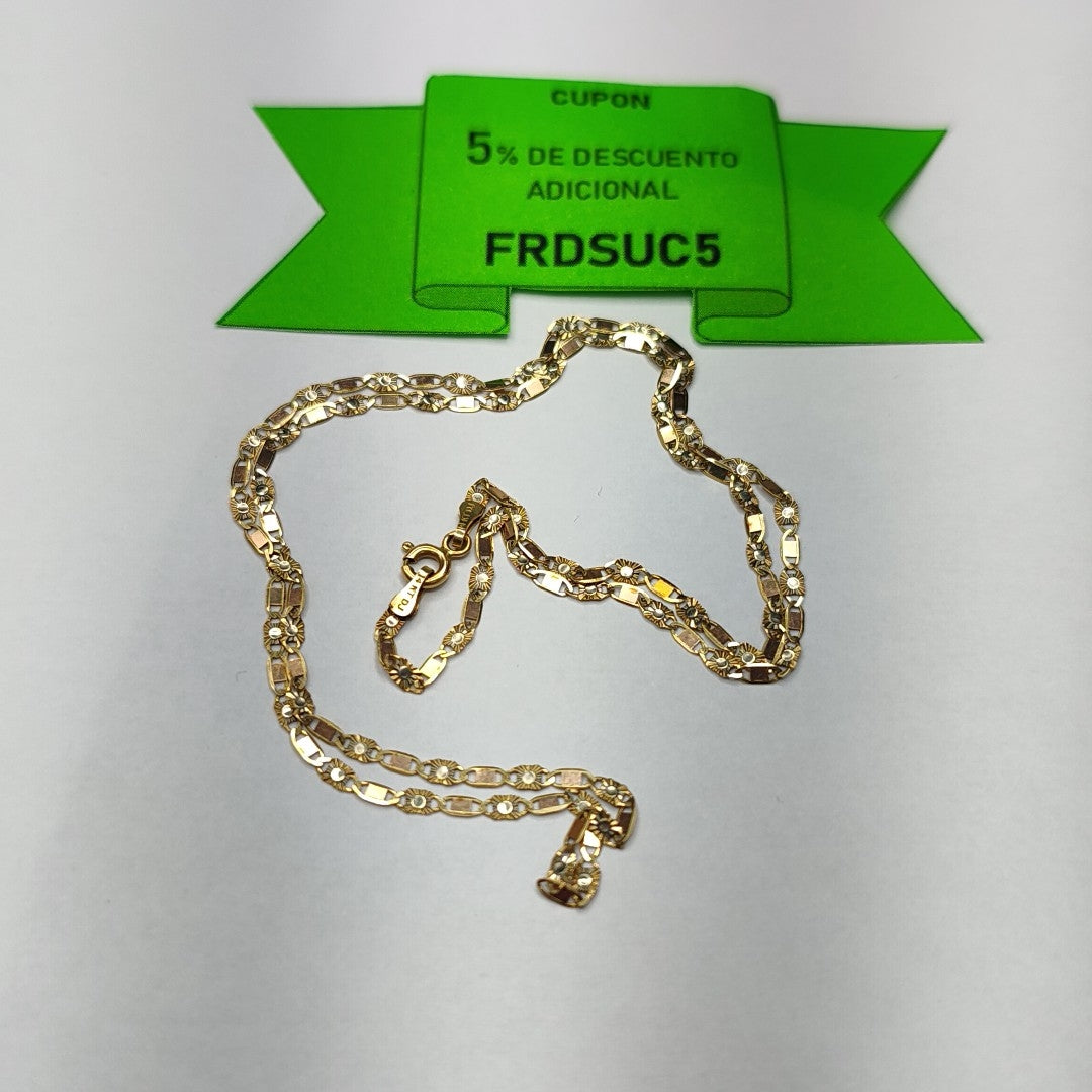 CADENA ORO 14 K 2.6 GRMS (SEMINUEVO)