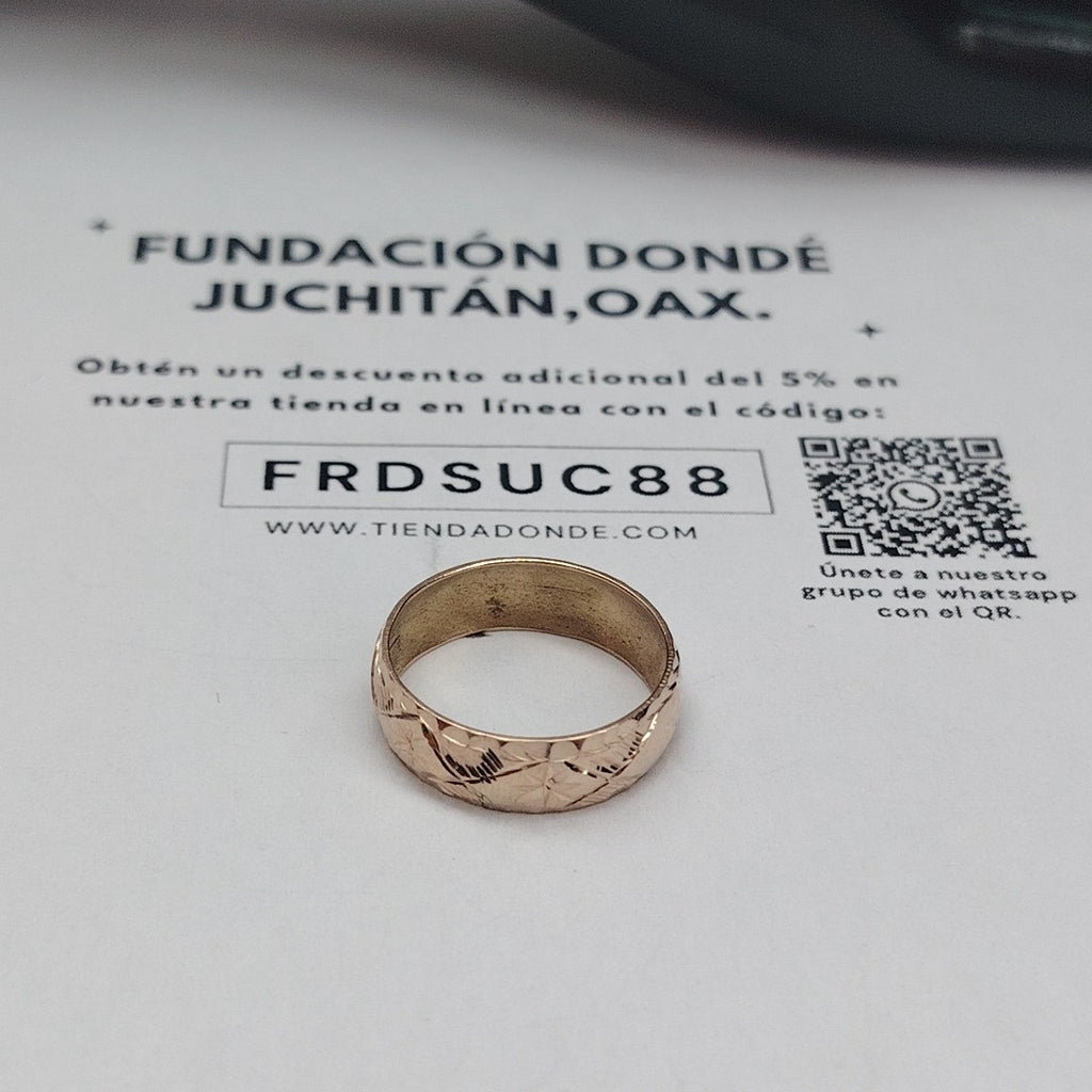 ARGOLLA ORO 10 K 2.3 GRMS (SEMINUEVO)