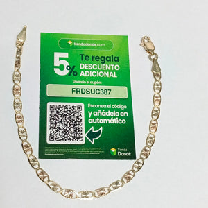 PULSERA GUCHI 14K 18 CM 2.9 GR (NUEVO)