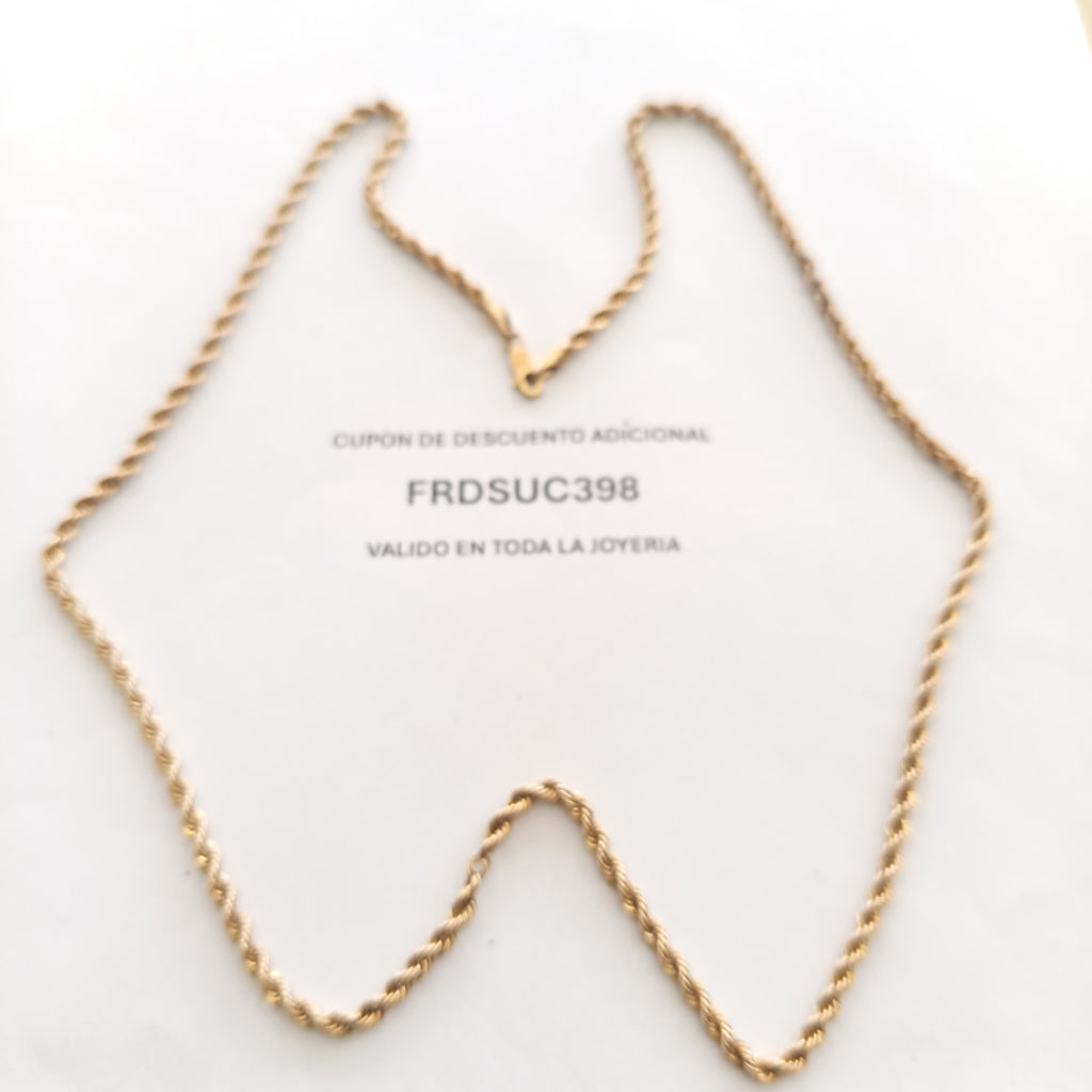 CADENA ORO 10 K 6.2 GRMS (SEMINUEVO)
