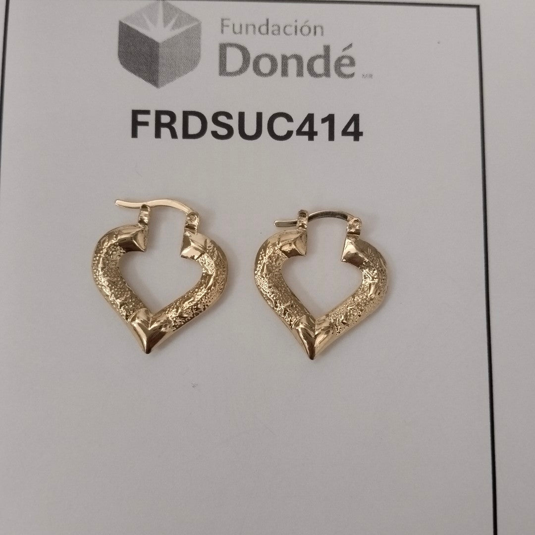 ARETES ARRACADAS 14K 1.8 GR (NUEVO)
