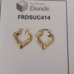 ARETES ARRACADAS 14K 1.8 GR (NUEVO)