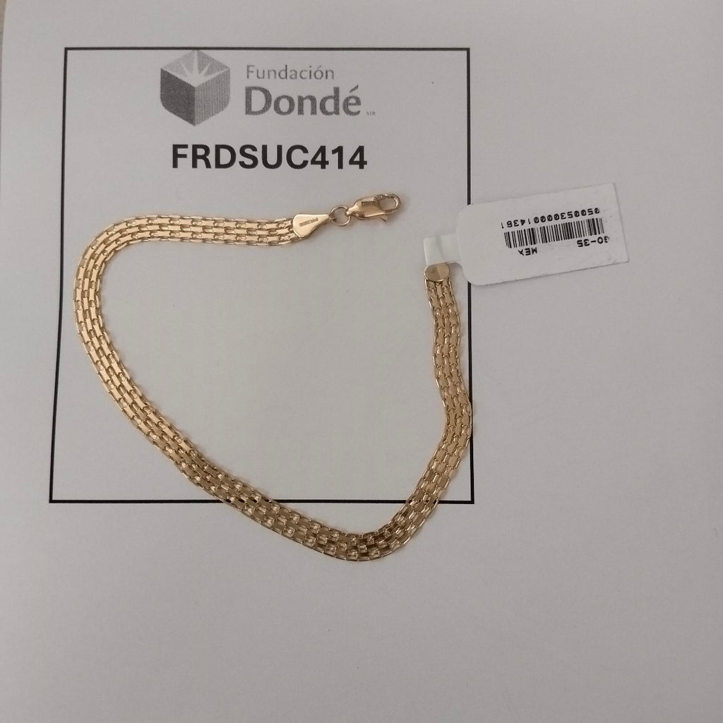PULSERA ESPECIAL 10K 21 CM 4.4 GR (NUEVO)