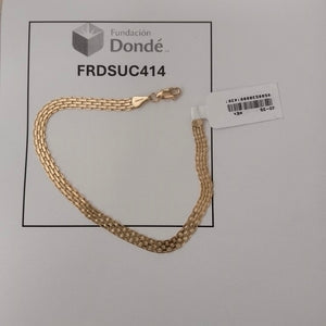 PULSERA ESPECIAL 10K 21 CM 4.4 GR (NUEVO)