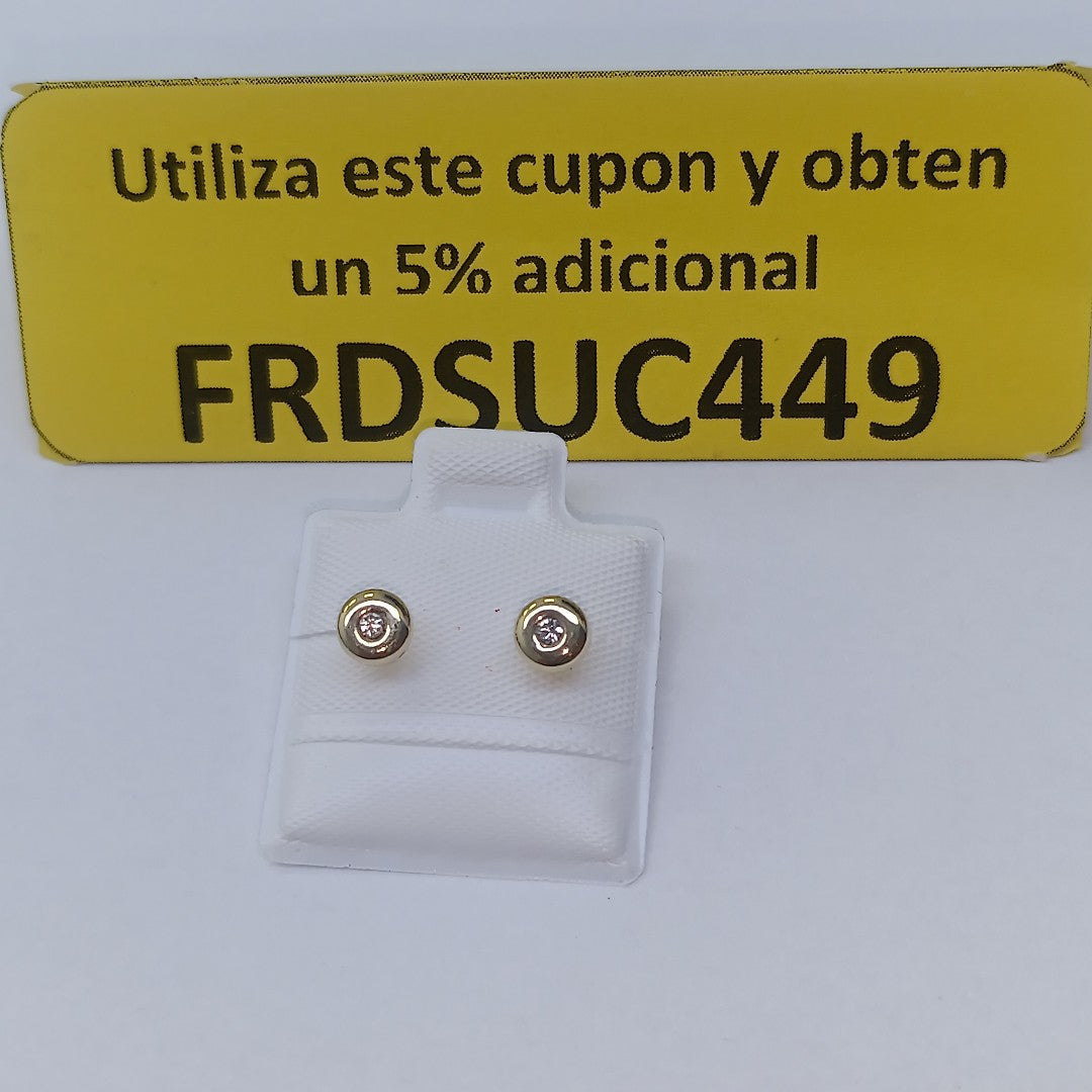 BROQUELES BROQUEL C CIRCONIA 14K 0.27 GR (NUEVO)