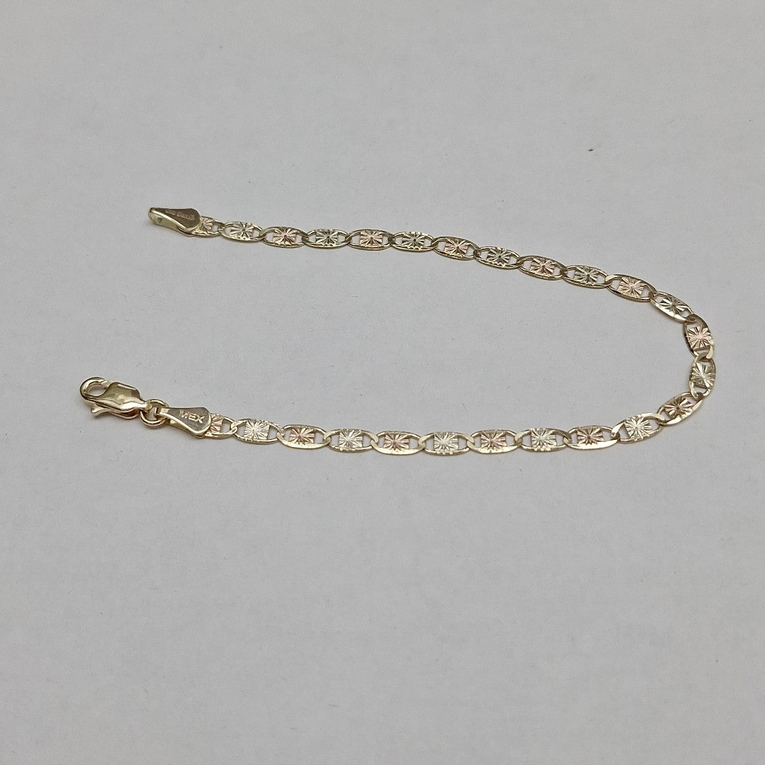 PULSERA GUCHI 14K 18 CM 3 GR (NUEVO)