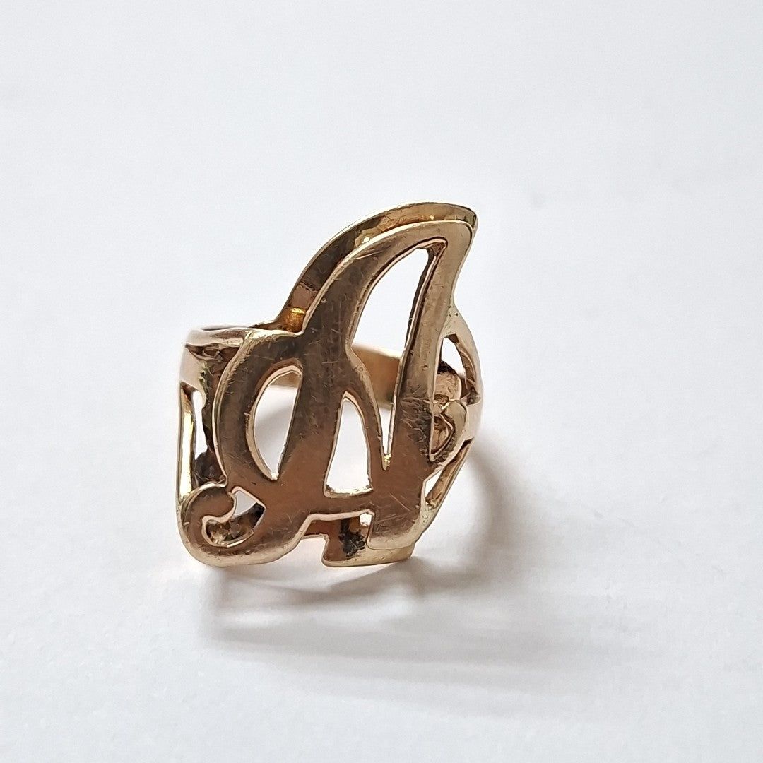 ANILLO ORO 10 K 4.6 GRMS (SEMINUEVO)