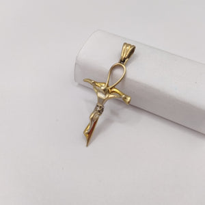 CRUCIFIJO ORO 14 K 2.6 GRMS (SEMINUEVO)