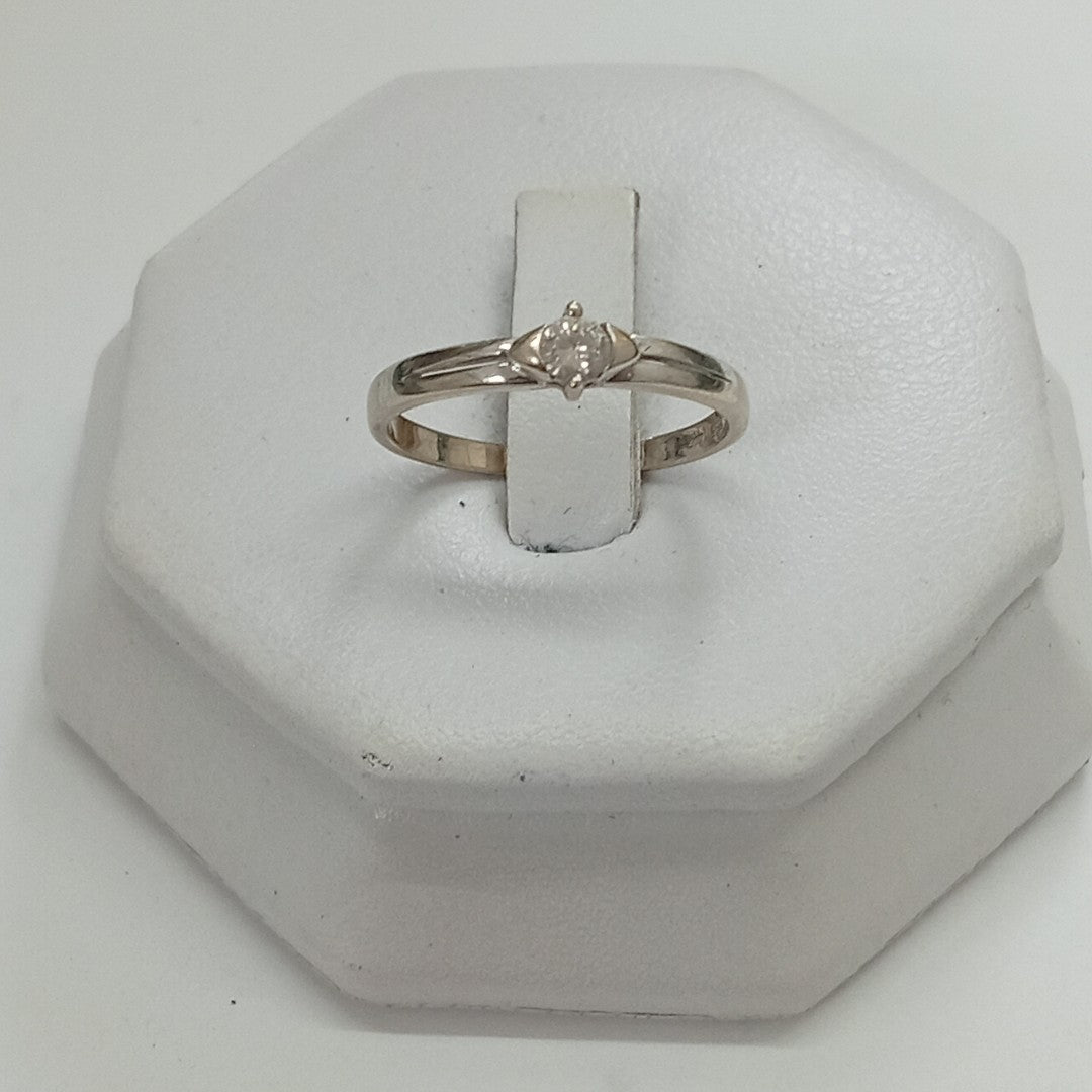 ANILLITO ORO BLANCO 14 K 1.7 GRMS (SEMINUEVO)