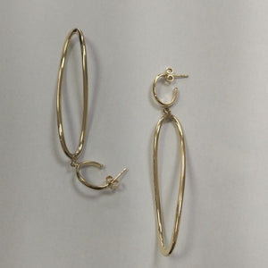 ARETES PAR ORO 10 K 2.3 GRMS (SEMINUEVO)