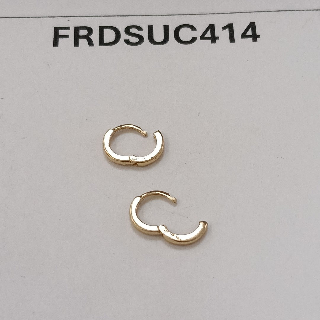 ARETES HUGGIE 14K 1.3 GR (NUEVO)