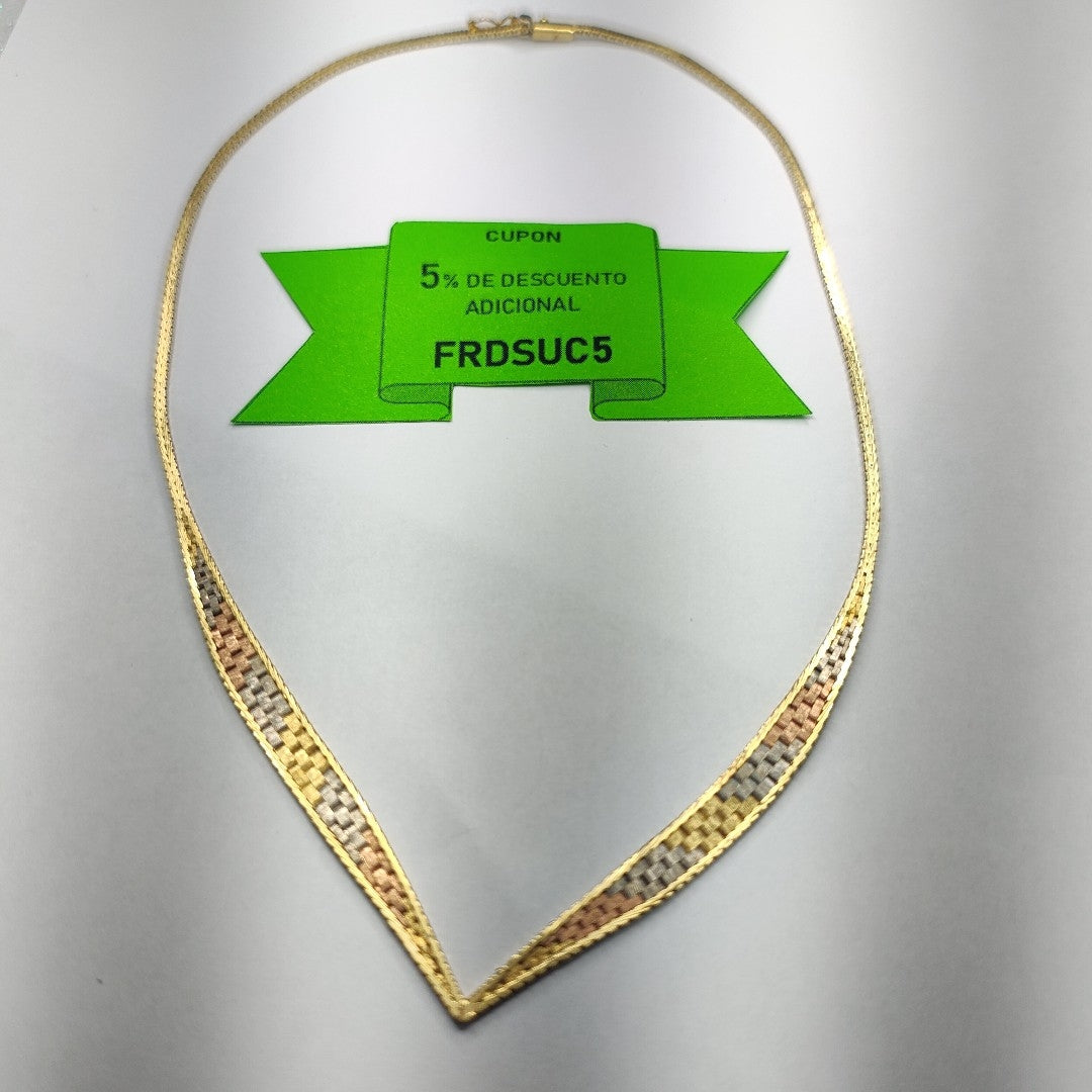 GARGANTILLA ORO 14 K 13.6 GRMS (SEMINUEVO)