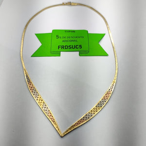 GARGANTILLA ORO 14 K 13.6 GRMS (SEMINUEVO)