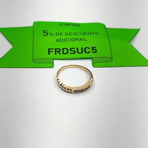 ANILLO ORO 14 K 1,50 GRMS (SEMINUEVO)