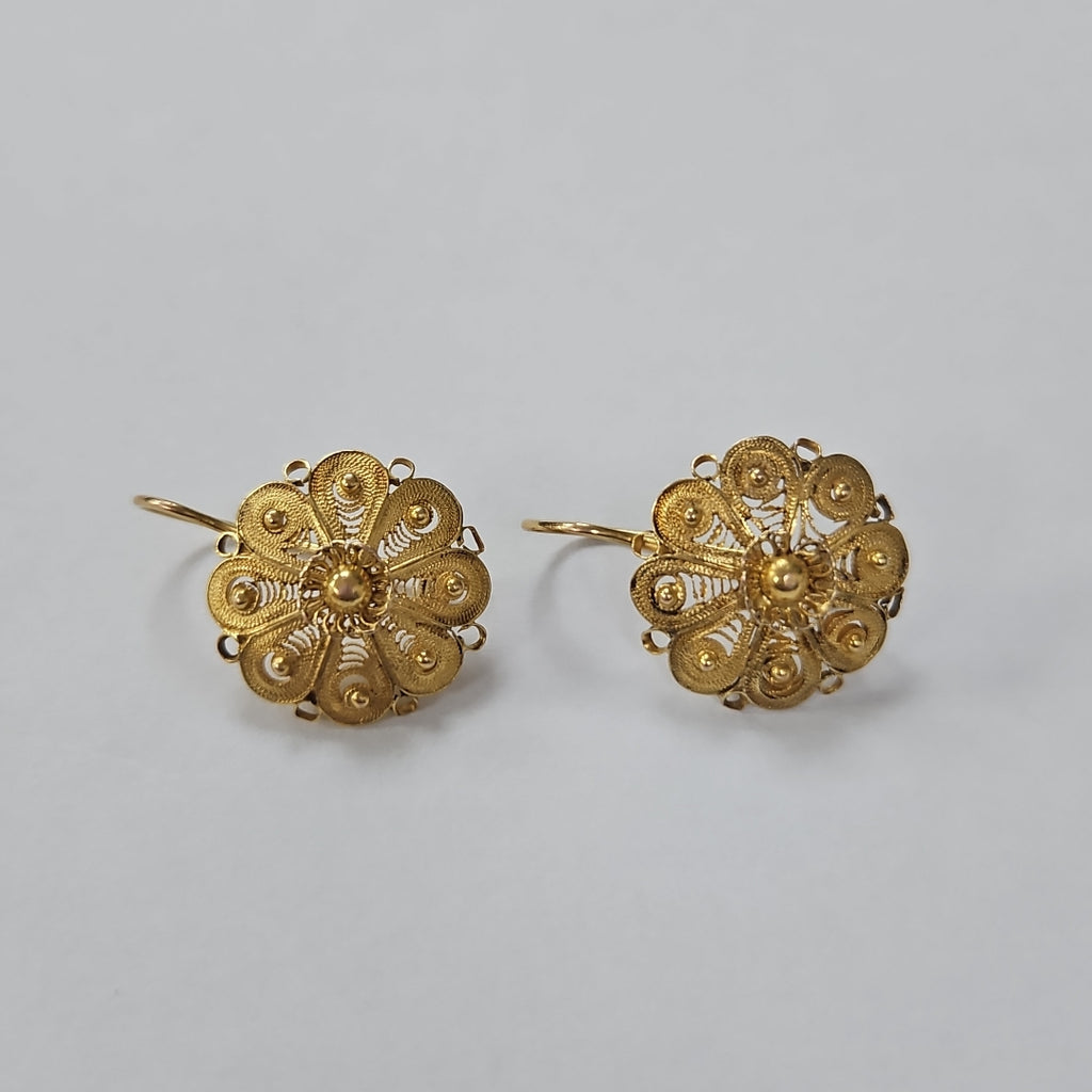 ARETES PAR ORO 10 K 3.3 GRMS (SEMINUEVO)