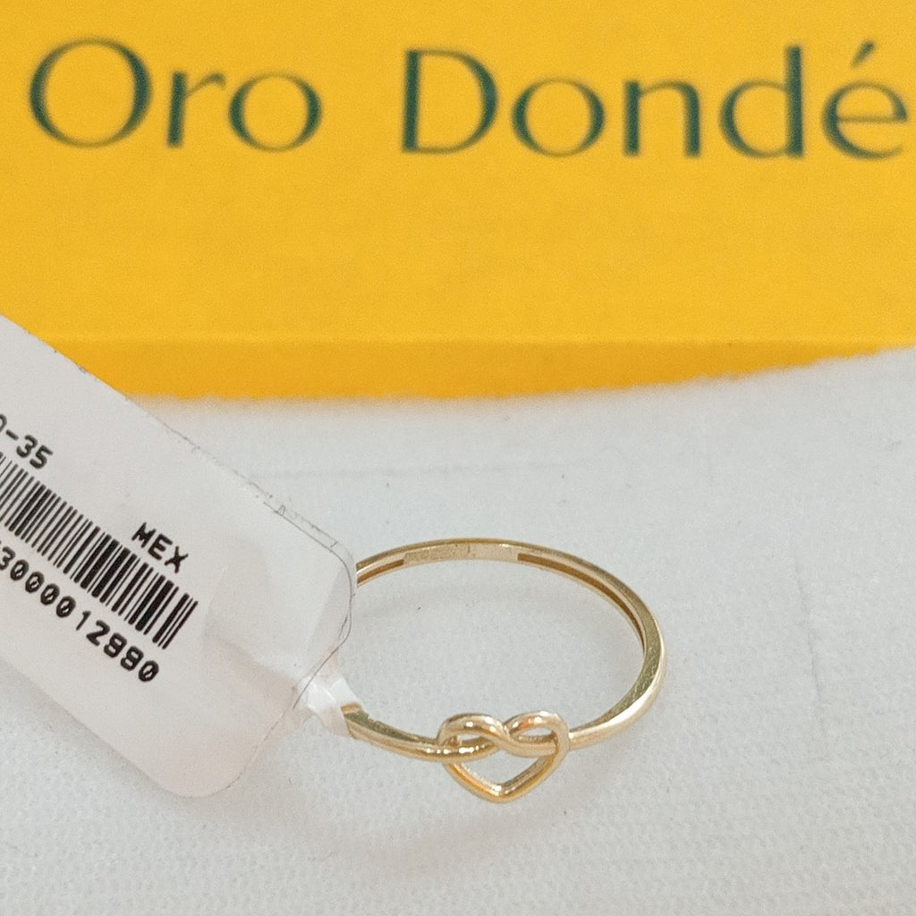 ANILLOS ANILLITO FIG CORAZON 10K TALLA 7 0.8 GR (NUEVO)