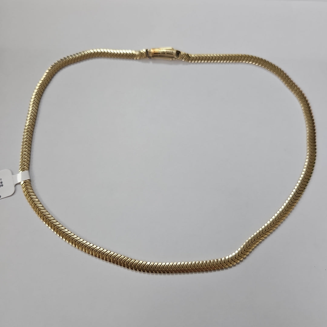 GARGANTILLA ORO 14 K 11,70 GRMS (SEMINUEVO)