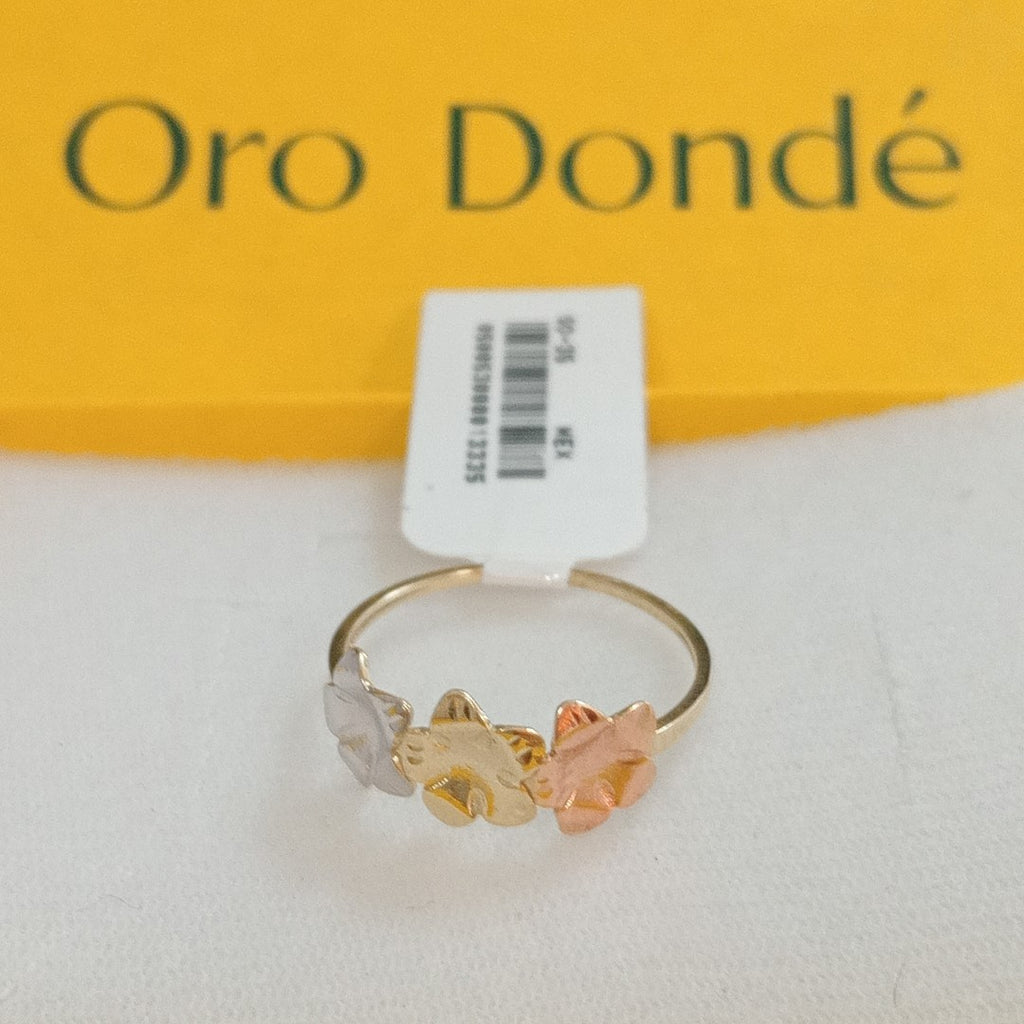 ANILLOS ANILLITO FIG FLORES 10K TALLA 9 1.3 GR (NUEVO)