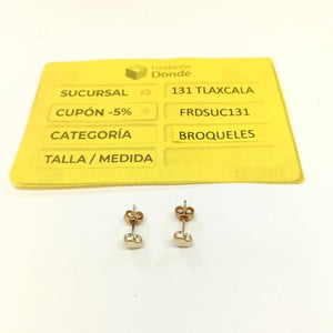BROQUELES PAR ORO 10 K 0.6 GRMS (SEMINUEVO)