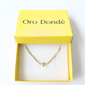 PULSERA ESPECIAL C CORAZON 14K 18 CM 2.7 GR (NUEVO)