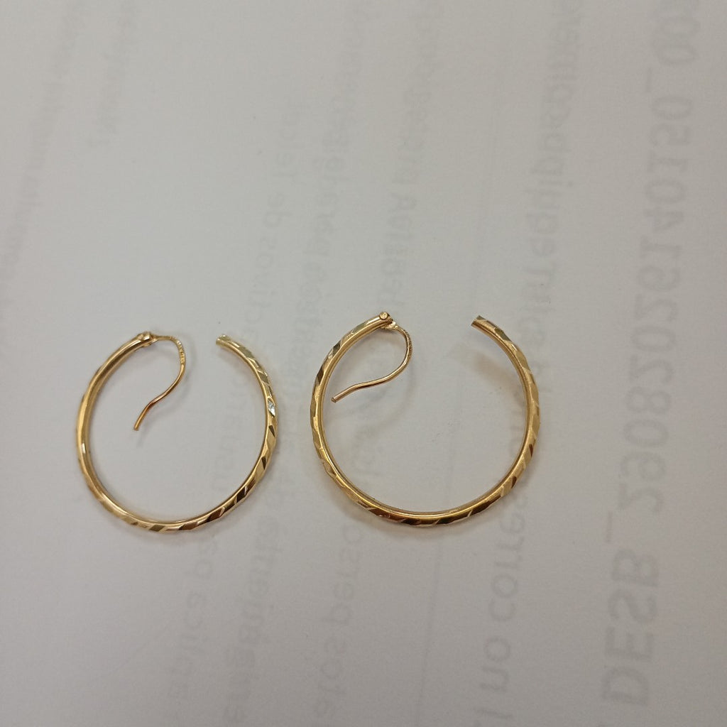 ARRACADAS PAR ORO 14 K 2.2 GRMS (SEMINUEVO)