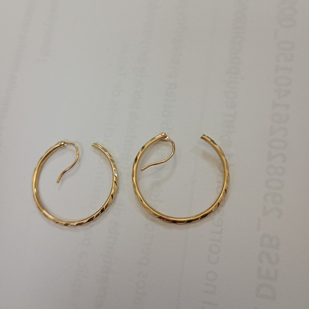 ARRACADAS PAR ORO 14 K 2.2 GRMS (SEMINUEVO)