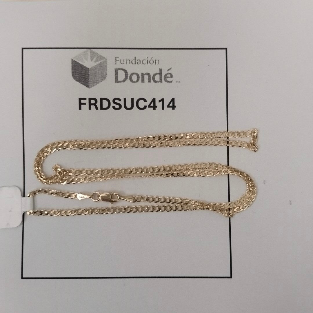 CADENA BARBADA 14K 55 CM 5 GR (NUEVO)
