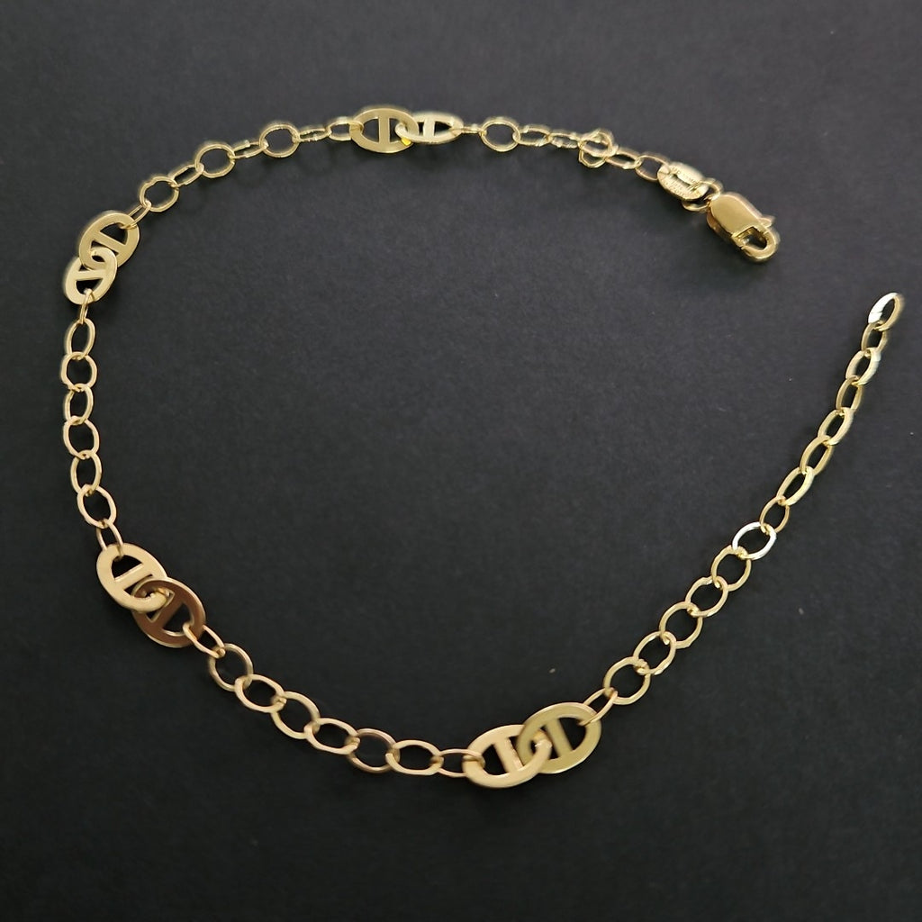 PULSERA ESPECIAL 14K 21 CM 1.9 GR (NUEVO)