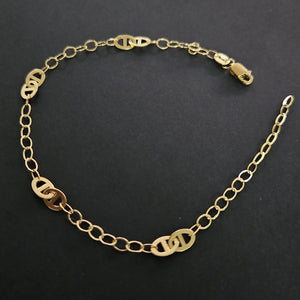 PULSERA ESPECIAL 14K 21 CM 1.9 GR (NUEVO)